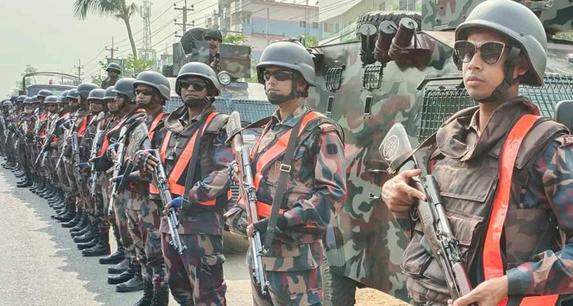 ১৬২ প্লাটুন বিজিবি মোতায়েন